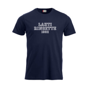 Lahti Ringette, miesten 1982 t-paita. Väri: navy